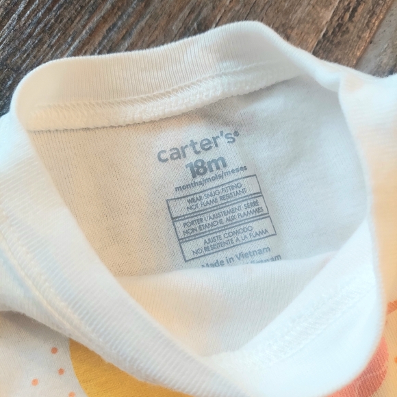 Toddler Girl Carter's Ladybug Print Pajama Shirt & Pajama Pants Set - Picture 4 of 4